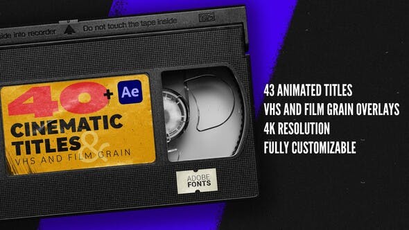 AE模板-43组高质量大气电影标题开场介绍设计动画 Cinematic Titles