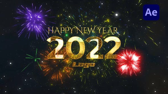 AE模板-2022虎年10秒倒计时新年快乐开场片头 New Year Countdown for After Effects