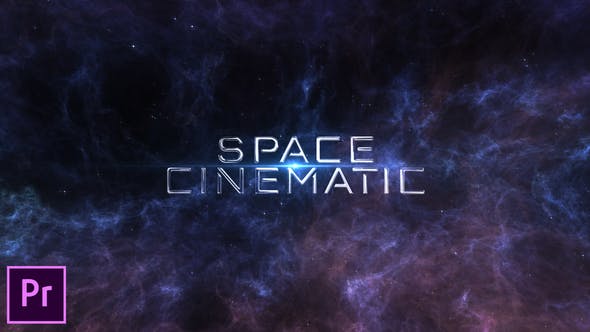 Premiere预设-太空粒子星空背景文字标题影视片头 Space Cinematic Titles
