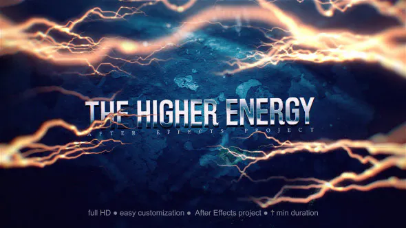 AE模板-震撼能量效果电影大片预告片开场-Energy Trailer
