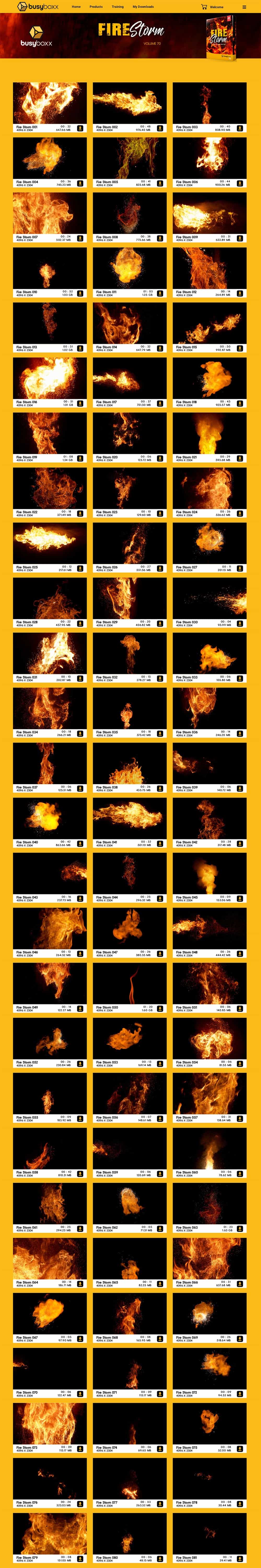 4K视频素材-81个火焰燃烧喷射特效合成动画BBV70 视频素材 第1张