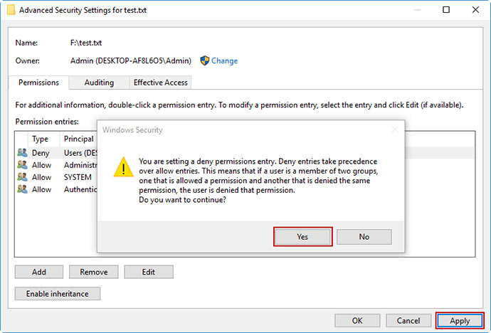 如何在Windows10中保护文件不被删除-10