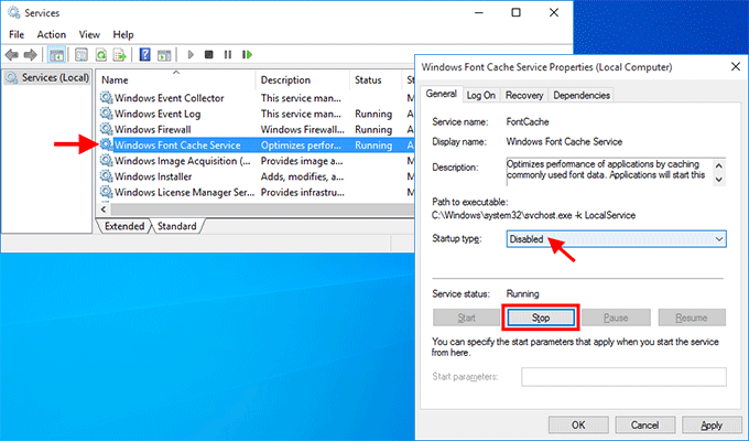 在Windows10中清除字体缓存的2种方法-2