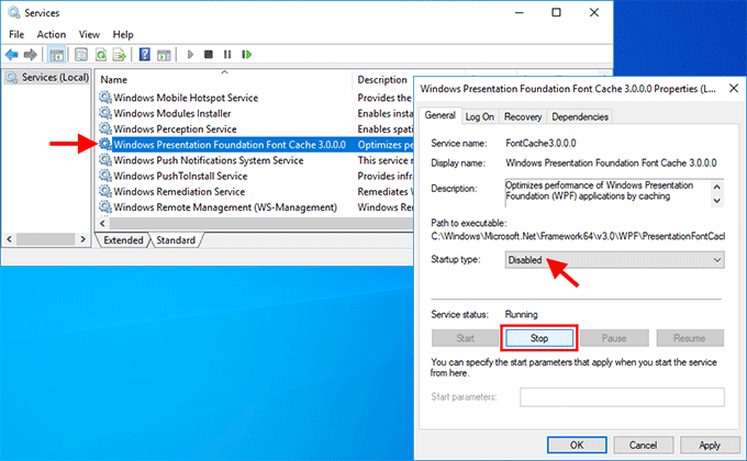 在Windows10中清除字体缓存的2种方法-3