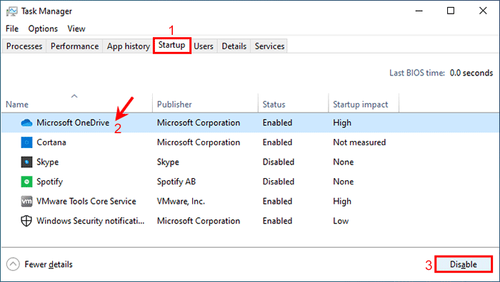如何阻止OneDrive在Windows10中启动时打开-4
