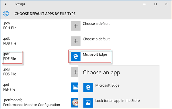 如何在Windows10中停止将Edge作为默认PDF查看器-3