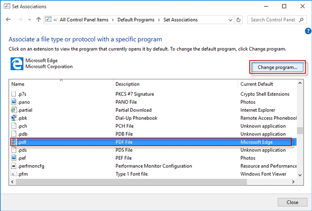 如何在Windows10中停止将Edge作为默认PDF查看器-6