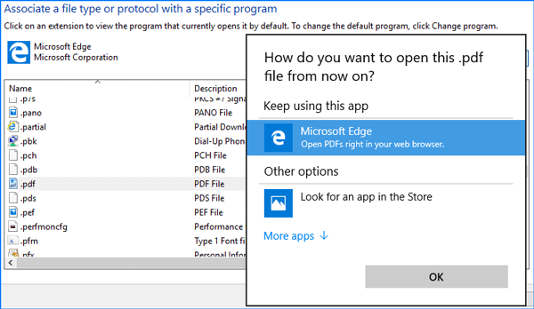 如何在Windows10中停止将Edge作为默认PDF查看器-7