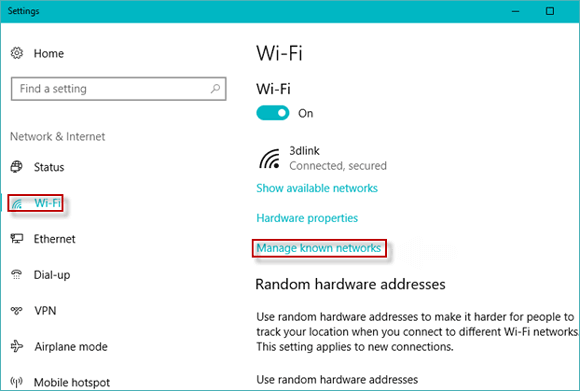 在Windows10上绝对删除已保存的Wi-Fi网络-2