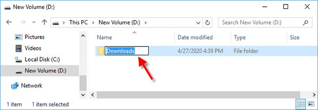 Windows10如何将下载文件夹迁移到其他盘-1