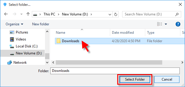 Windows10如何将下载文件夹迁移到其他盘-9