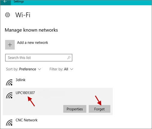 在Windows10上绝对删除已保存的Wi-Fi网络-4