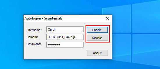 在Windows10中启用或禁用自动登录的3种方法-9