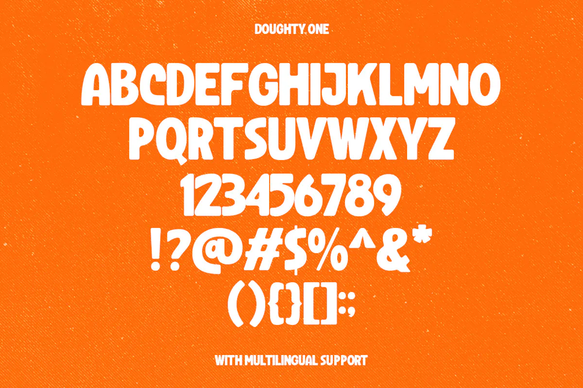 复古迷人的英文手写粗体字体 - Doughty 设计字体 第5张