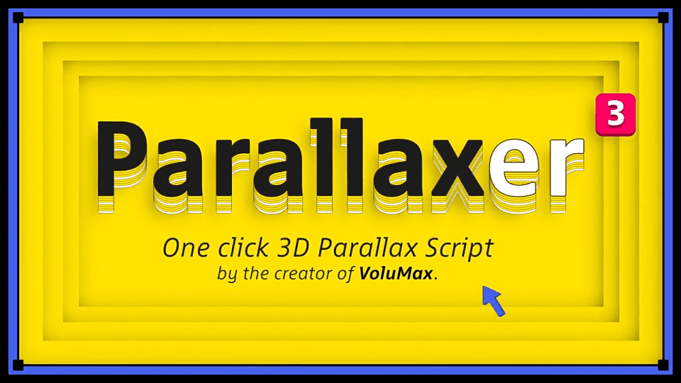 一键快速生成摄像机空间视差MG场景动画 Parallaxer v3.0 AE脚本 脚本预设 第1张