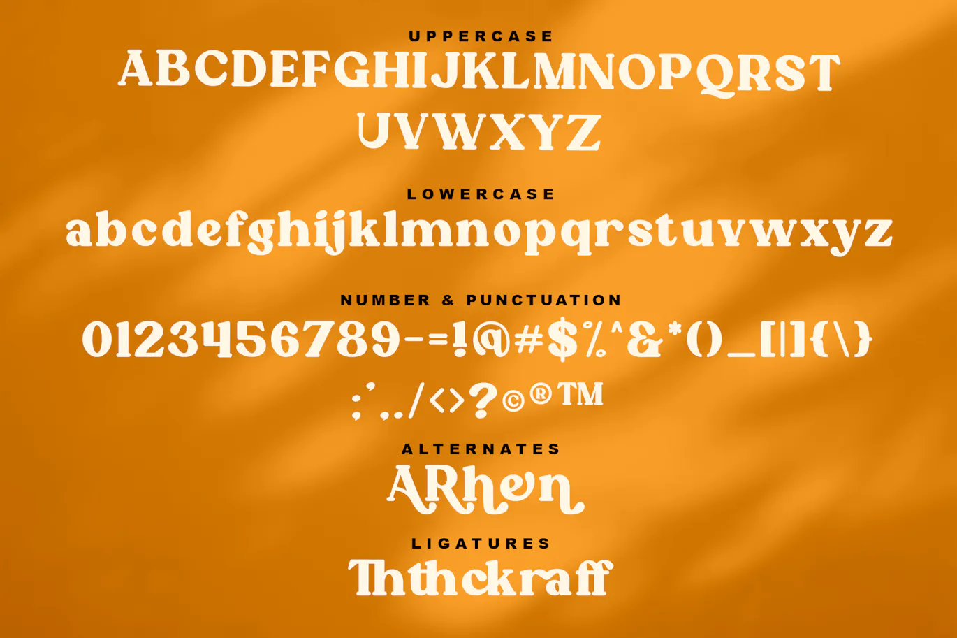 复古风格的英文粗体衬线字体 - Roffene - Retro Serif Style Font 设计字体 第6张
