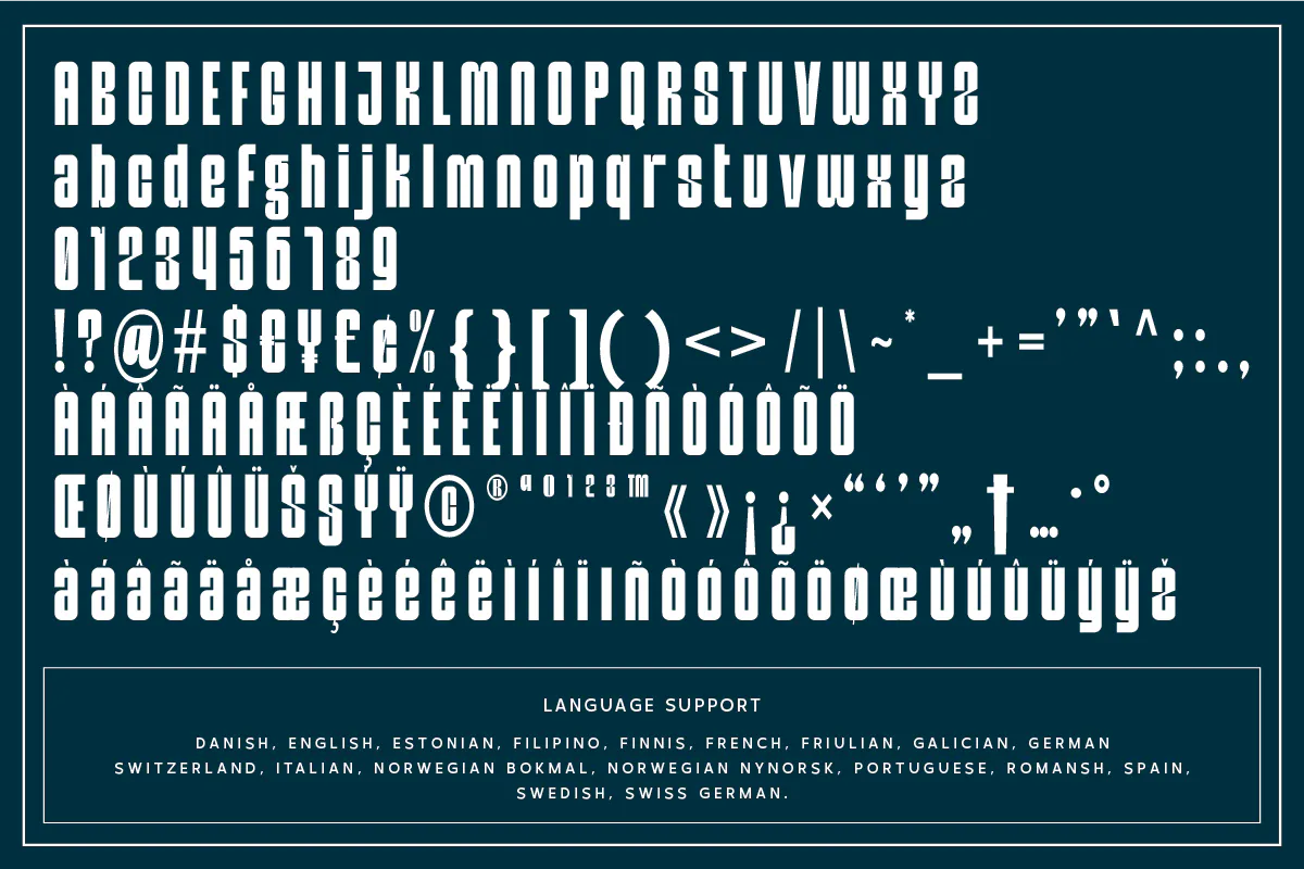 海报设计印刷类无衬线英文字体 - Dongpora 设计字体 第8张
