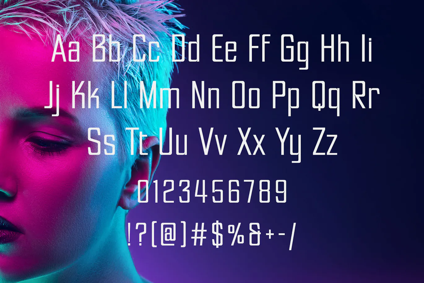 未来派无衬线字体 Belikan – Futuristic Sans Serif 设计字体 第4张