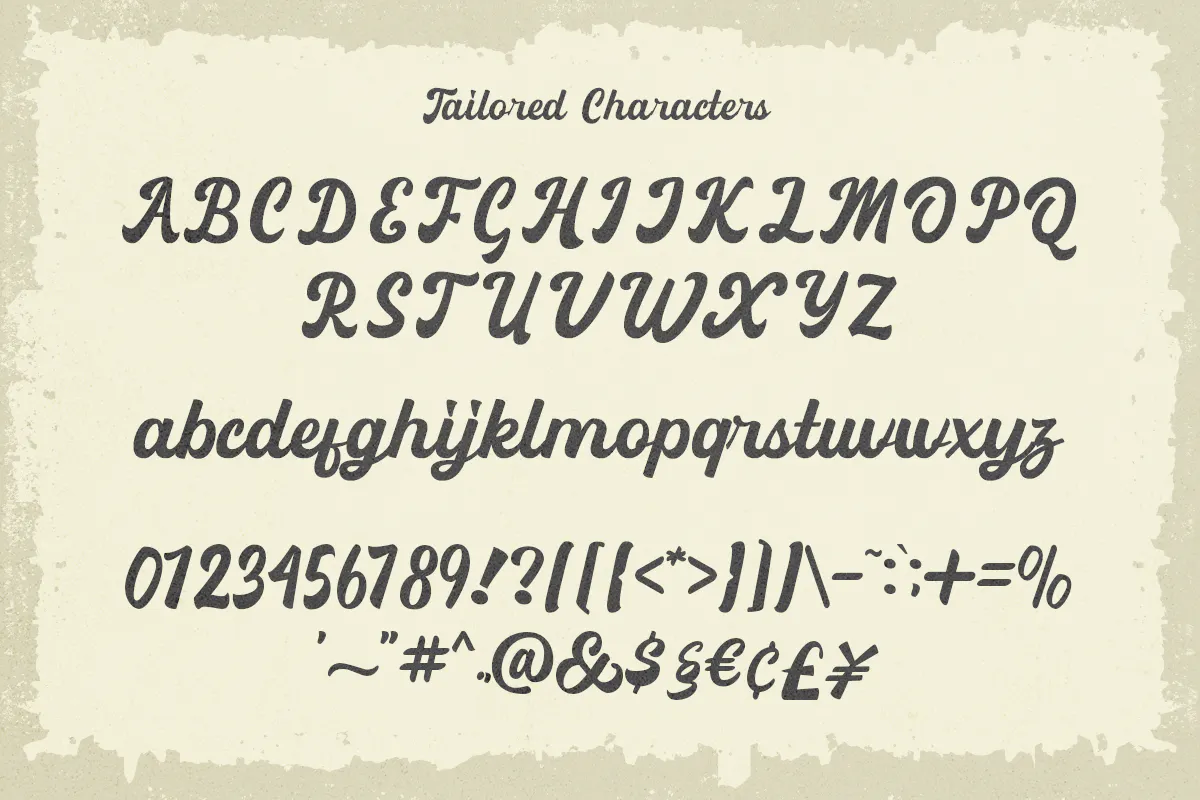 现代复古的品牌推广英文字体 - Tailored 设计字体 第8张