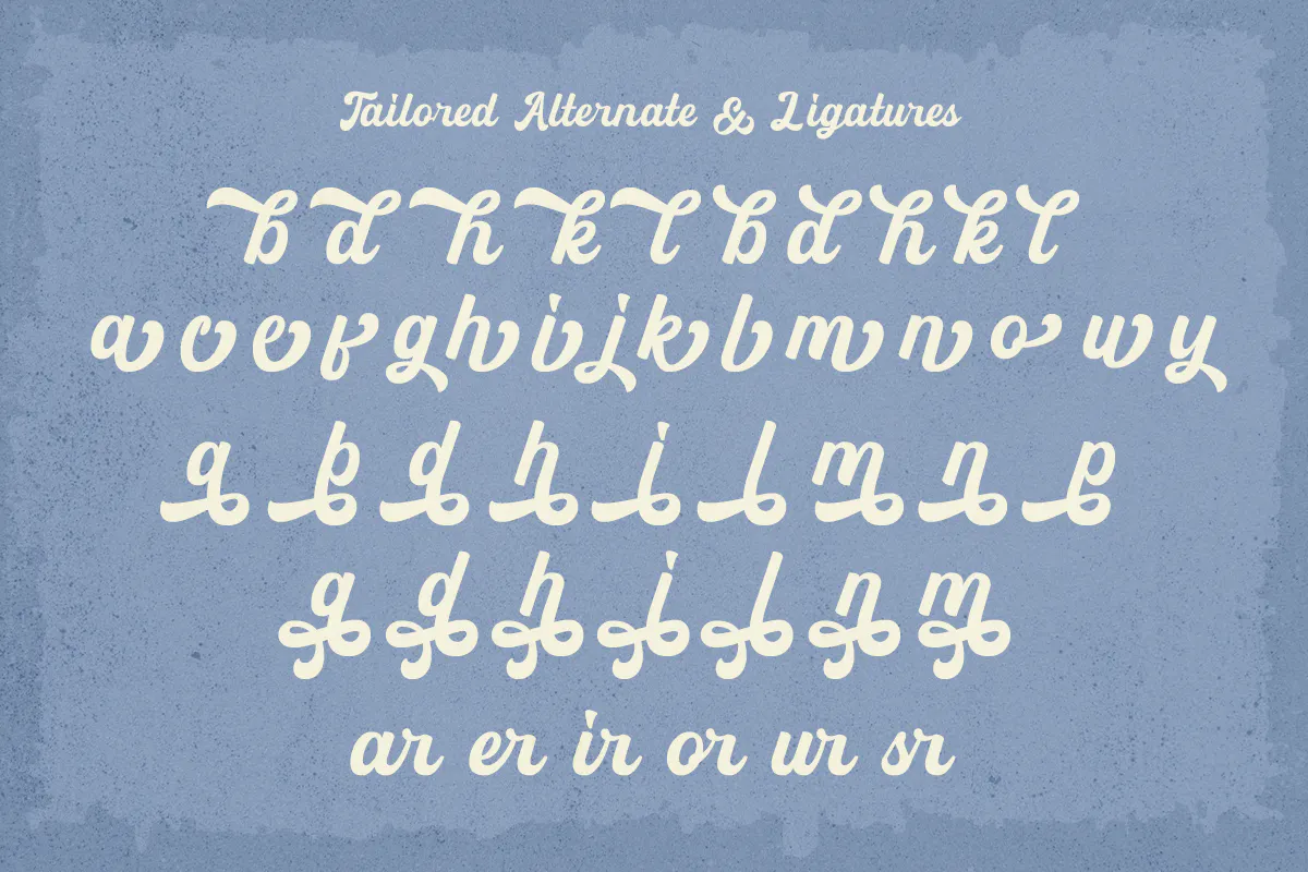 现代复古的品牌推广英文字体 - Tailored 设计字体 第14张
