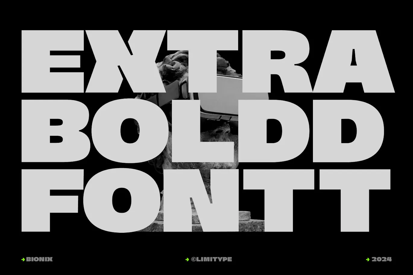 未来感的英文粗体无衬线装饰字体 - Bionix - Bold Futuristic Font 设计字体 第5张