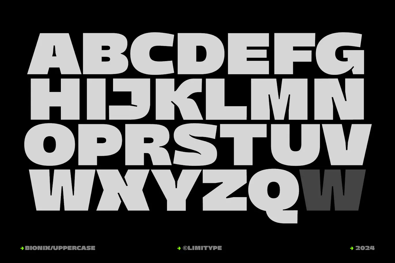 未来感的英文粗体无衬线装饰字体 - Bionix - Bold Futuristic Font 设计字体 第6张