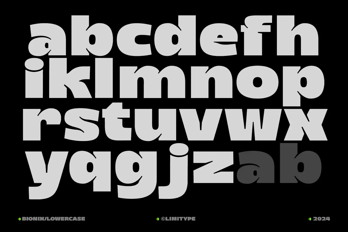 未来感的英文粗体无衬线装饰字体 - Bionix - Bold Futuristic Font 设计字体 第8张
