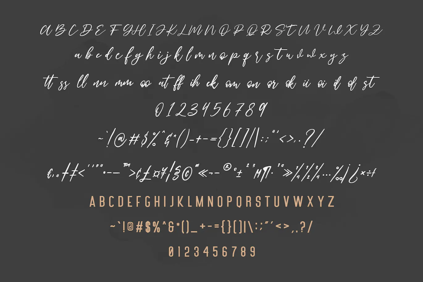 优雅手写英文字体 Sungarios Font Duo 设计字体 第5张