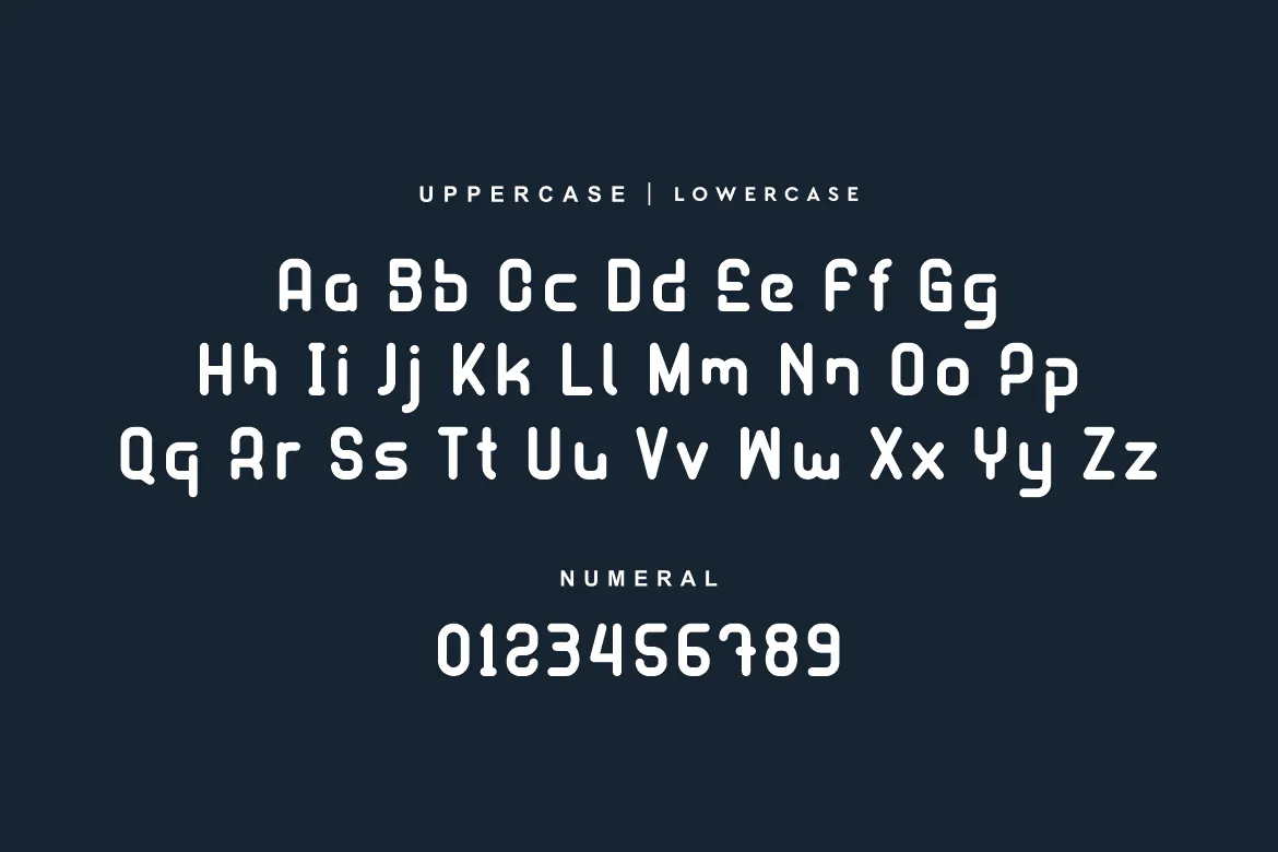 时尚品牌设计无衬线徽标字体 Ubiglan - Sans Modern Logo Font 设计字体 第9张