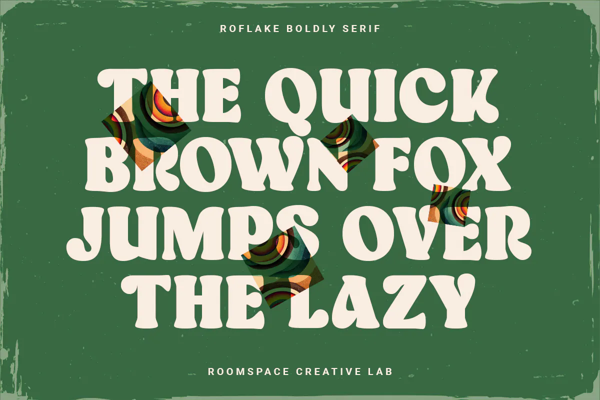 经典复古衬线风格的完美英文字体 - Roflake Boldly Vintage Style Font 设计字体 第8张