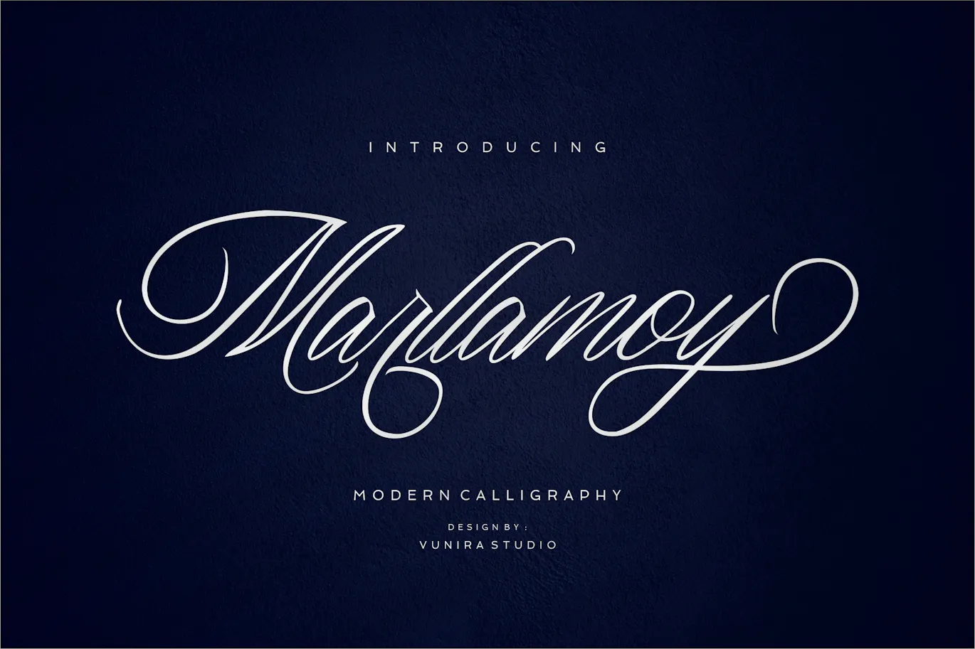 非常漂亮的书法风格手写字体 Marllamoy - Modern Calligraphy 设计字体 第1张