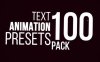 AE预设-100个文字缓入缓出动画预设 Text Animation Pack