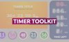 AE模板-优雅精美创意时间计数时钟倒计时动画 Timer Toolkit