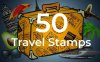 AE模板-50个旅行文字标题标签图章动画 50 Travel Stamps