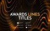 AE模板-金色抽象粒子线条背景颁奖典礼开场文字标题片头 Awards Lines Titles