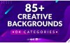 AE模板-85种创意彩色渐变图形循环背景动画 Creative Backgrounds