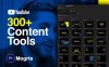 PR模板-互联网社交媒体视频网站文字标题图形包装动画 Content Tools