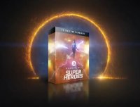 4K视频素材-242个超级英雄魔法能量电流雷电火焰传送门电影特效合成动画