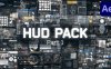 AE模板-56种HUD未来科技感元素UI动画 HUD Pack 1