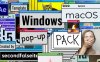 AE模板-个性化电脑弹窗动画 Windows macOS Pop-up Pack